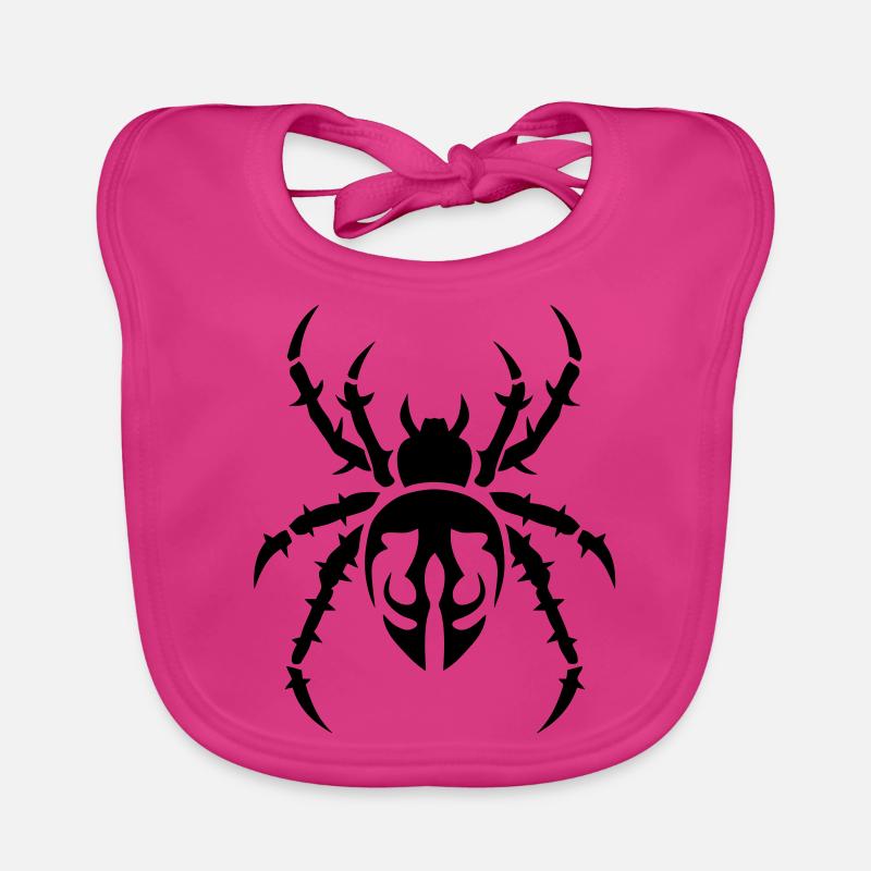 araignee tribal spider spinne 402 Bavoir bio Bébé