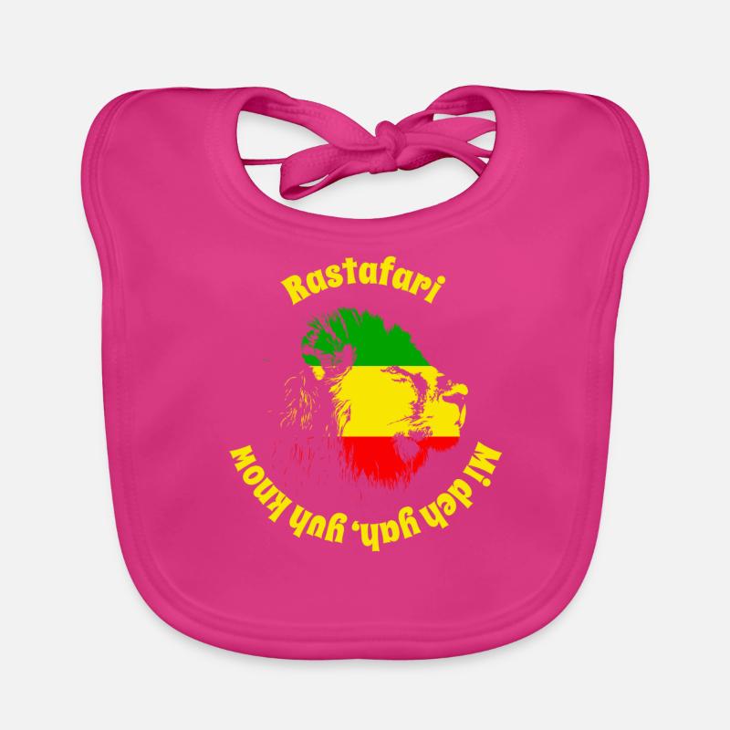 Reggae - Baby Bio-Lätzchen - Fuchsia