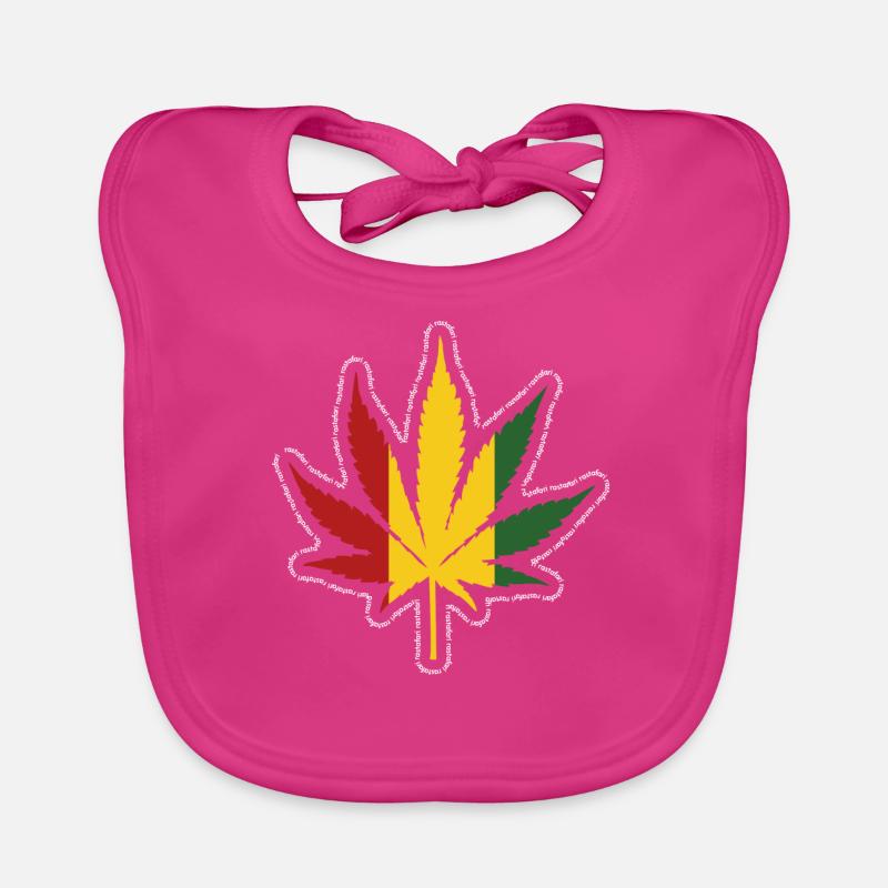 Reggae - Baby Bio-Lätzchen - Fuchsia