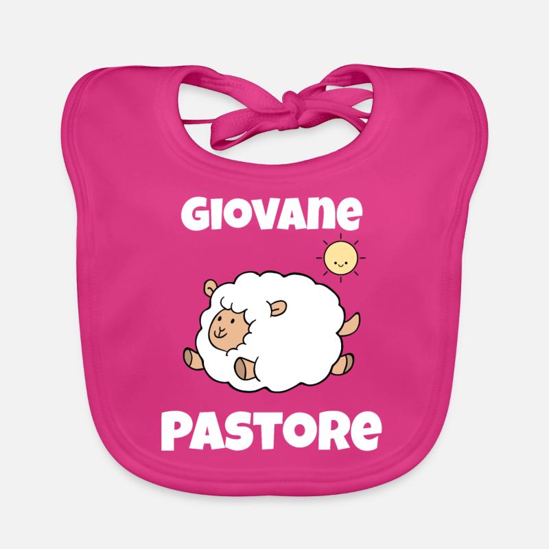 Young Shepherd Shepherds Shepherd Italy Sheep Organic Baby Bibs