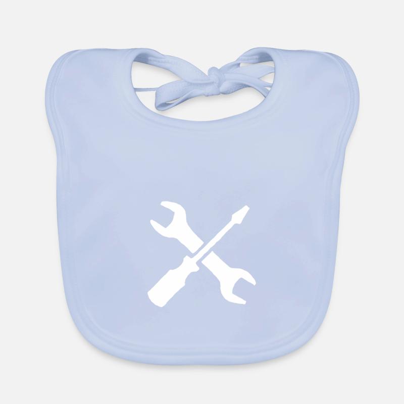Craftsman Gift Tool Screwdriver Organic Baby Bibs
