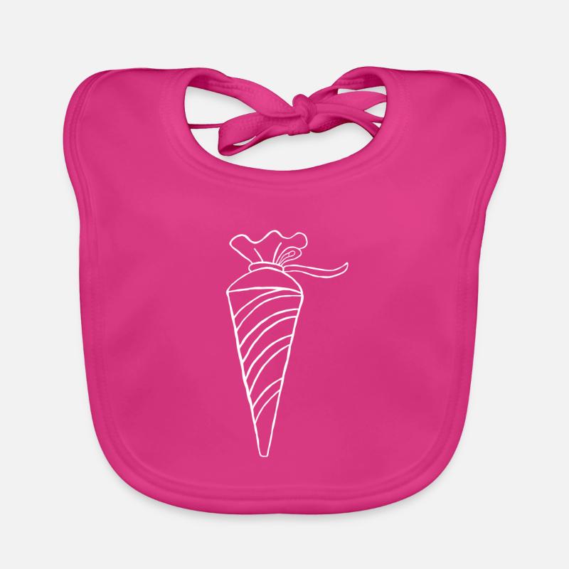 School bag, sugar bag, school start Organic Baby Bibs