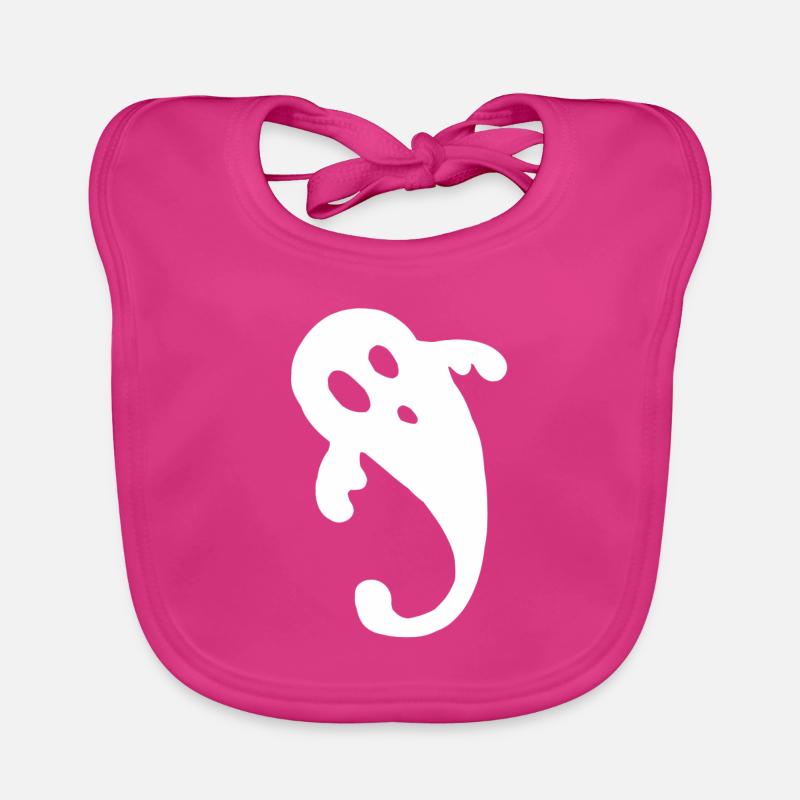 Ghost ghost costume ghost ghost halloween Organic Baby Bibs