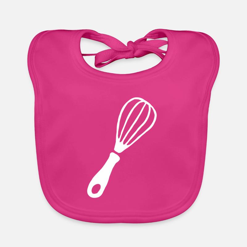 Whisk hobby chef cook bake kitchen gift Organic Baby Bibs