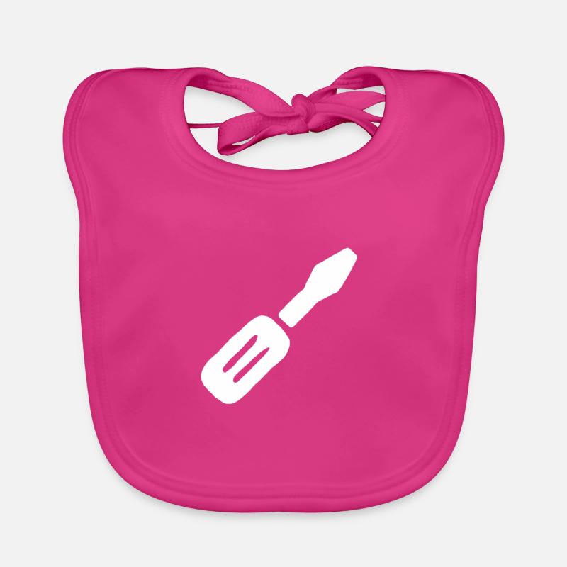 Screwdriver tool craft screwdriver Organic Baby Bibs