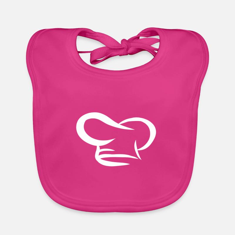 Chef's hat cook star chef cook hobby cook kitchen Organic Baby Bibs