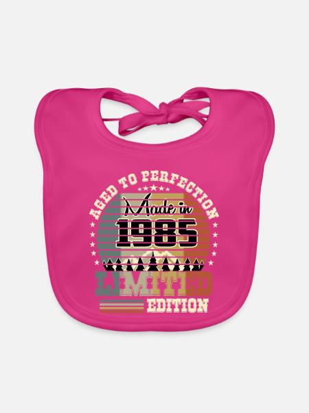 1985 Limited Edition - Baby Bio-Lätzchen - Fuchsia