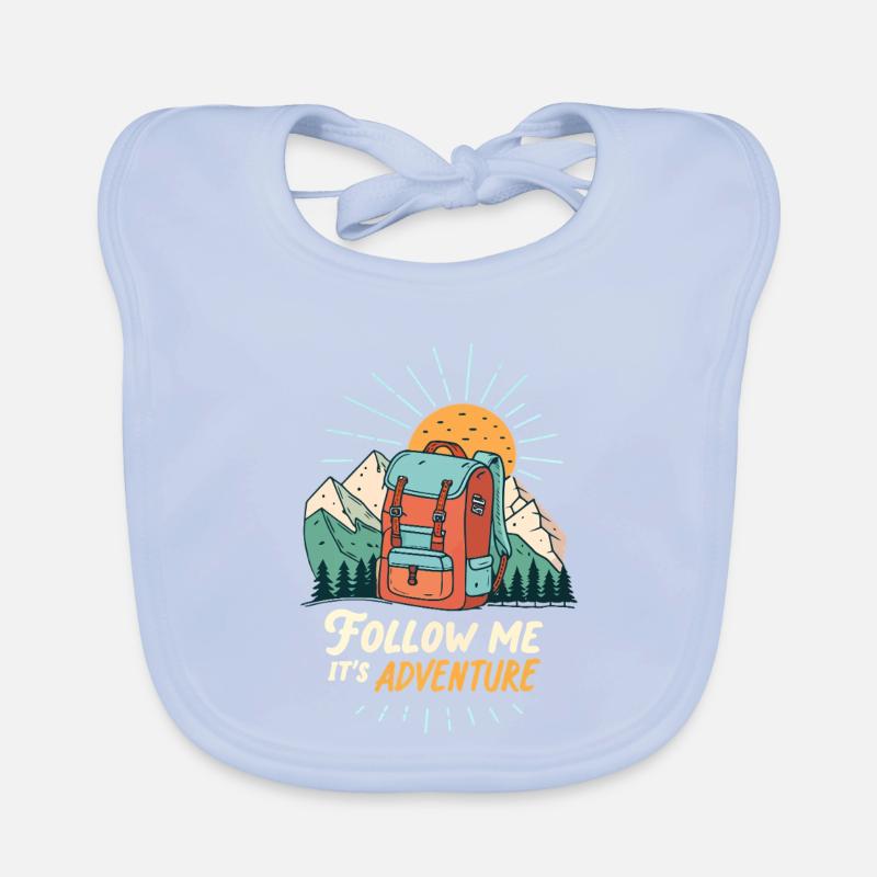 Berg-Abenteuer-Rucksack Baby Bio-Lätzchen