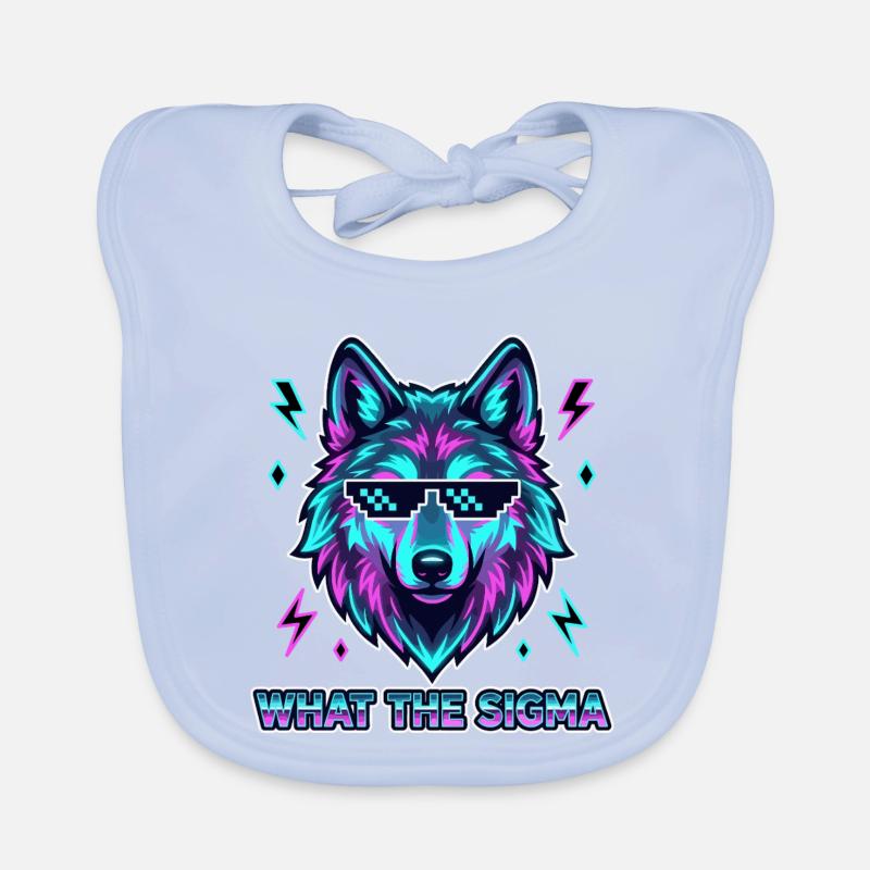 What The Sigma Wolf Baby Bio-Lätzchen