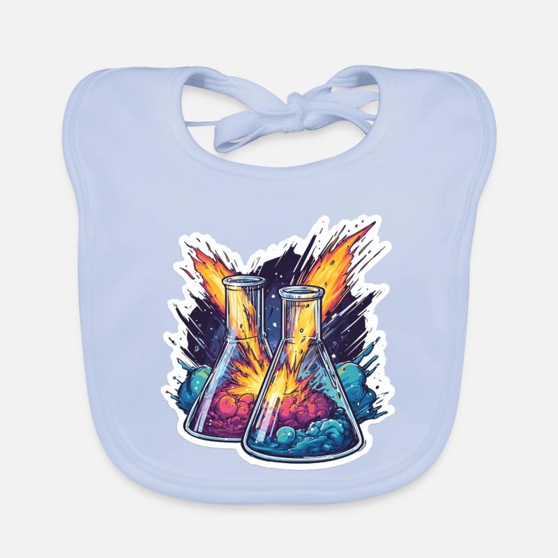 Lab Geek Bildungsquadrantid Meteorstrom-Erlebnis Baby Bio-Lätzchen