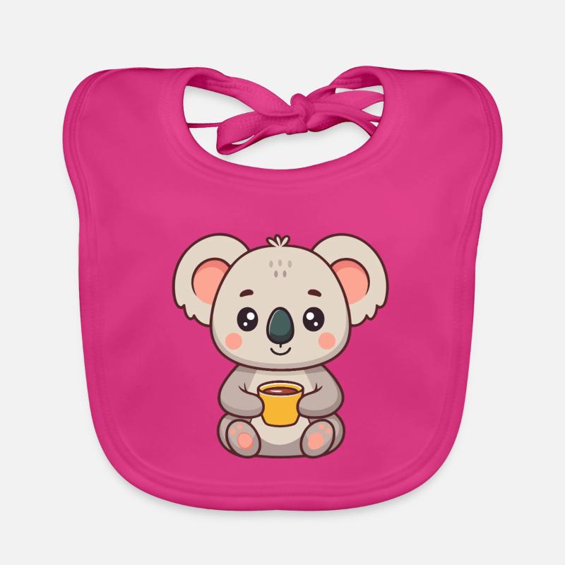 Koala Doux Tasse Café Bavoir bio Bébé