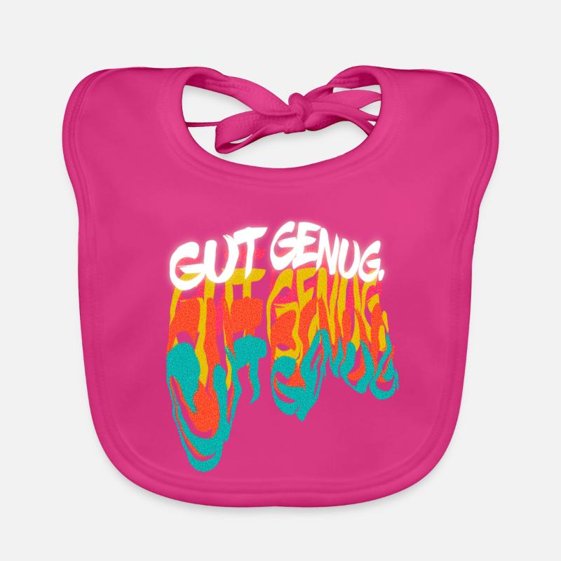 Buntes Graffiti Statement Baby Bio-Lätzchen