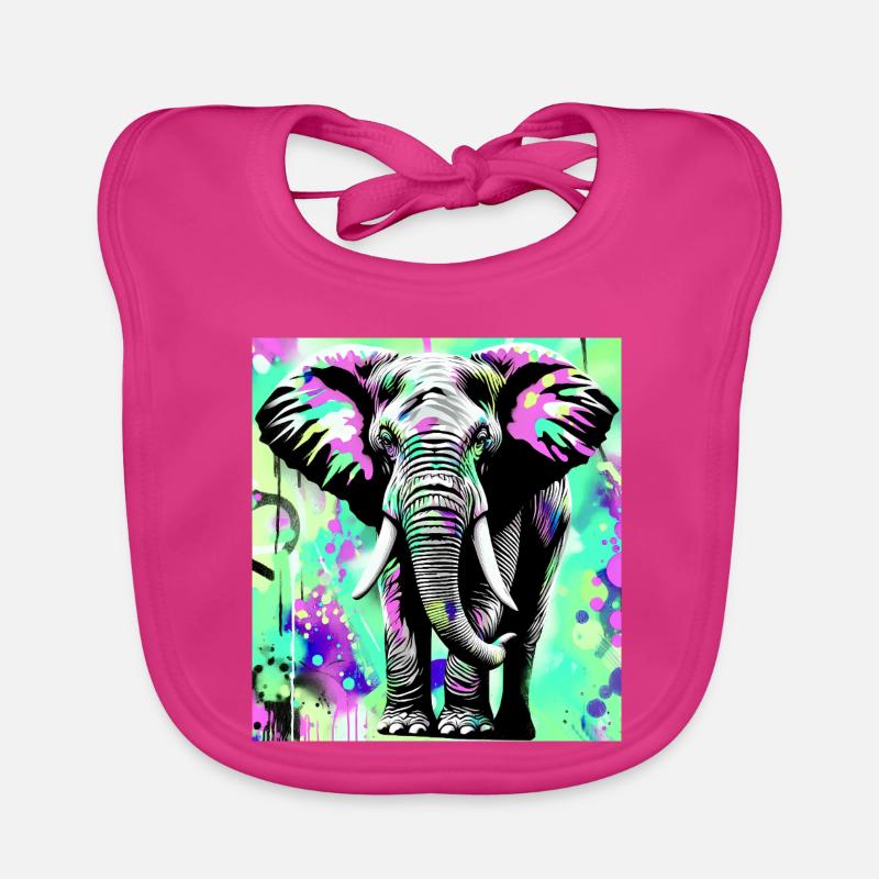 éléphant Bavoir bio Bébé
