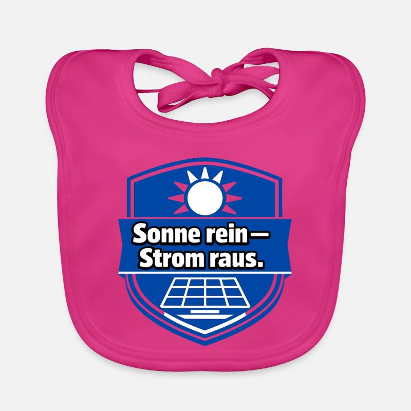 Solar Module, Solar Energy, Solar Power Organic Baby Bibs