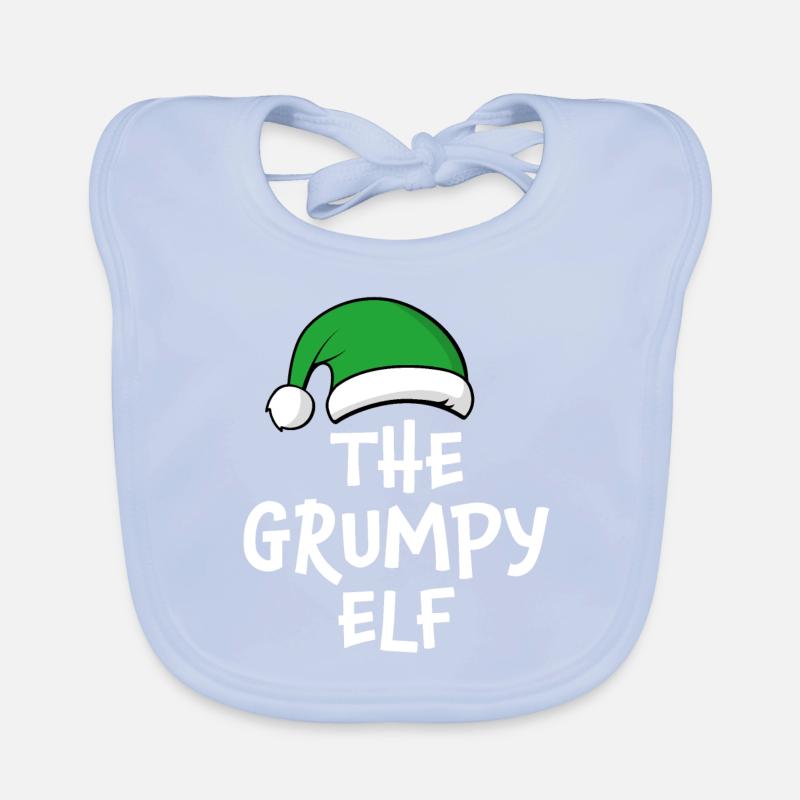The Grumpy Elf Organic Baby Bibs