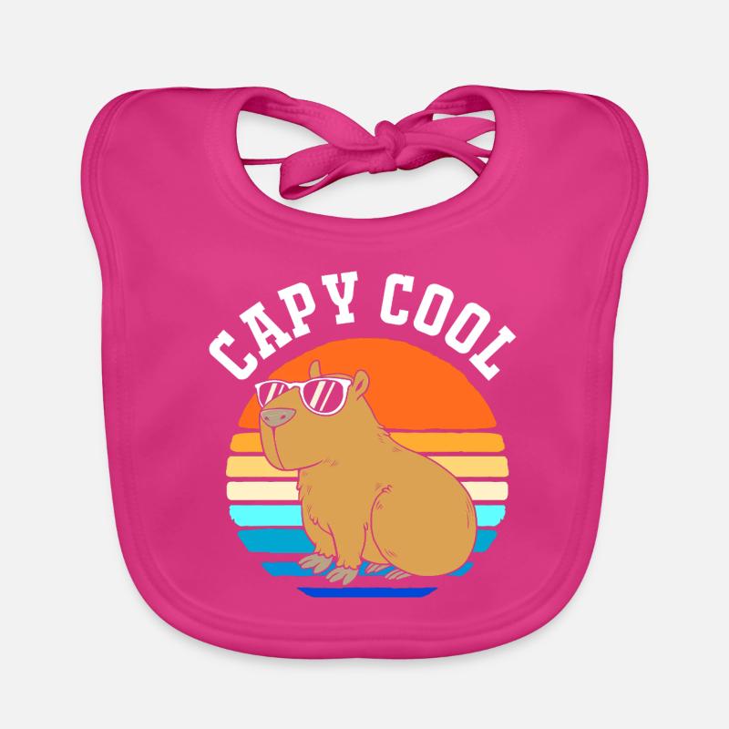 Capybara Capibara Baby Bio-Lätzchen