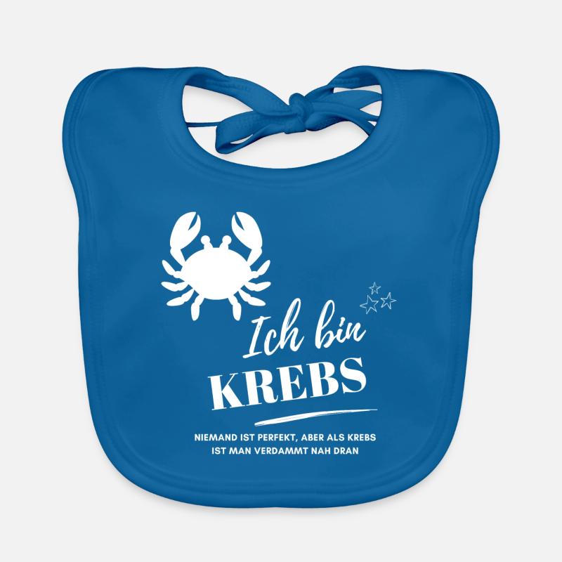 Ich bin Krebs Sternzeichen Astrologie Baby Bio-Lätzchen