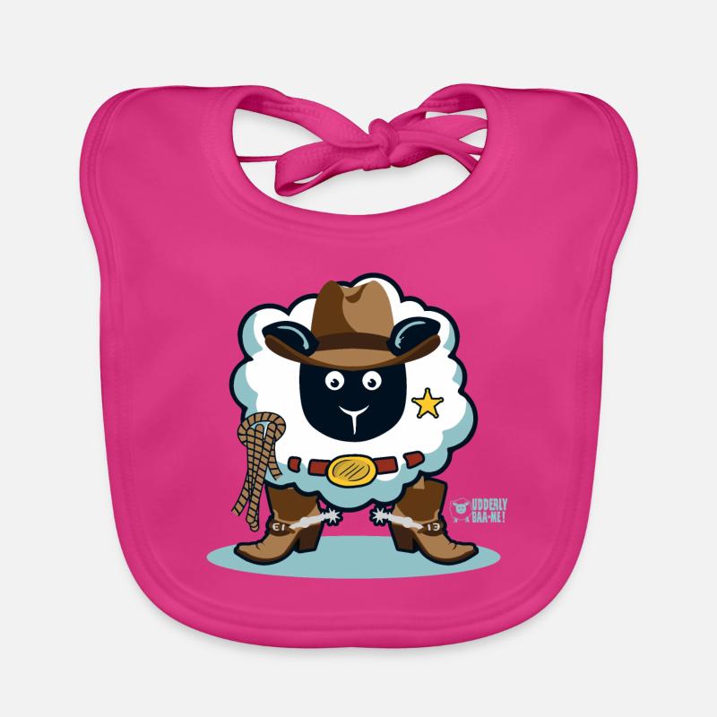 Schaf ein Cowboy? Baby Bio-Lätzchen