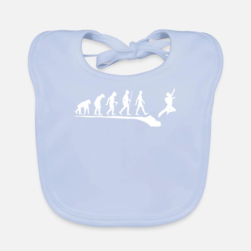 Base Jump Evolution T-Shirt & Geschenk Baby Bio-Lätzchen