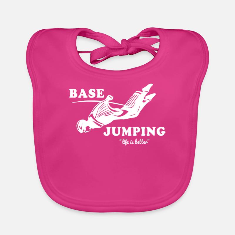 Base Jumping Bavoir bio Bébé