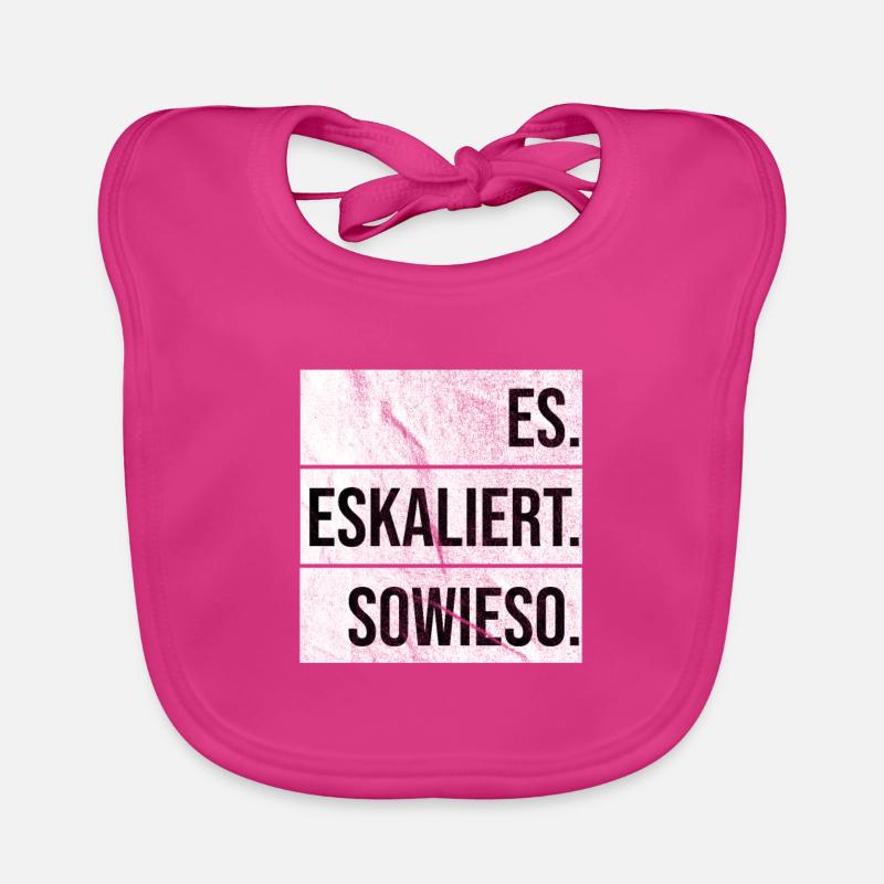 It Escalates Anyway Organic Baby Bibs