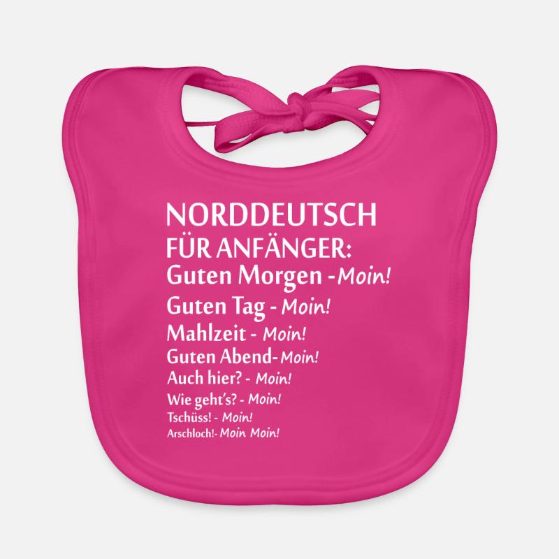 Bremen - Baby Bio-Lätzchen - Fuchsia