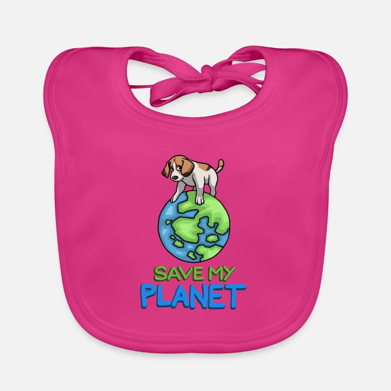 Save My Planet TShirt Mother Earth Gift Environment Organic Baby Bibs
