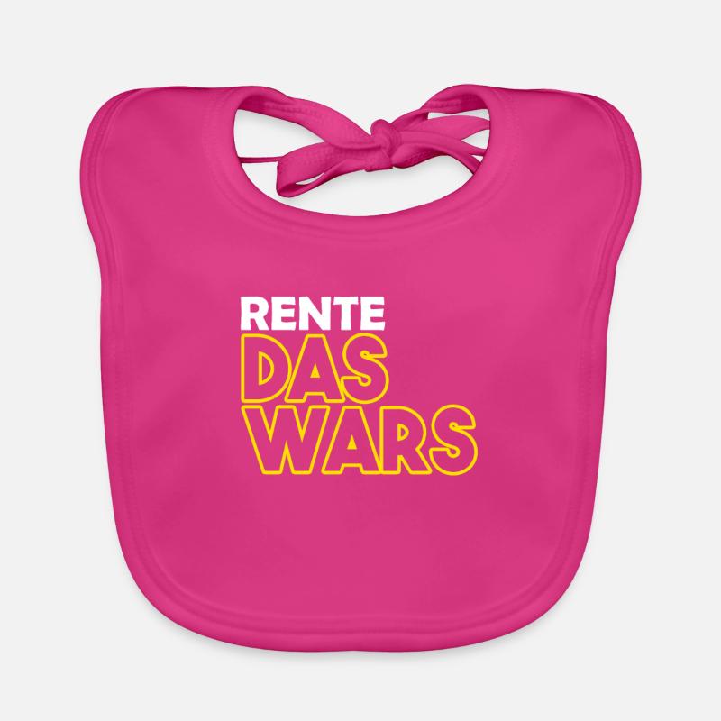 RENTE DAS WARS Baby Bio-Lätzchen