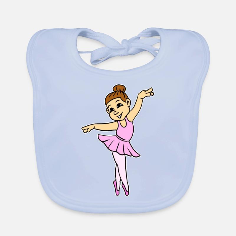 Modèle de danse de ballet Bavoir bio Bébé