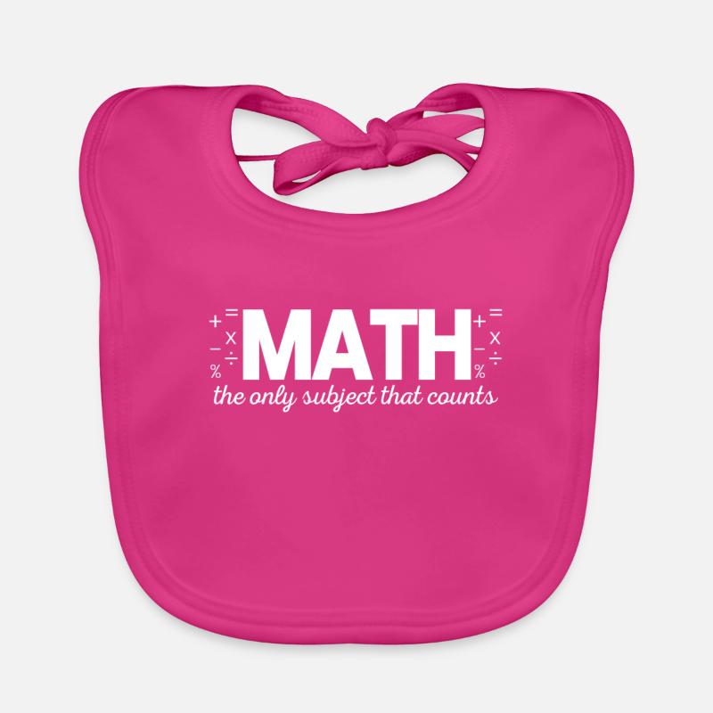 Mathe Baby Bio-Lätzchen