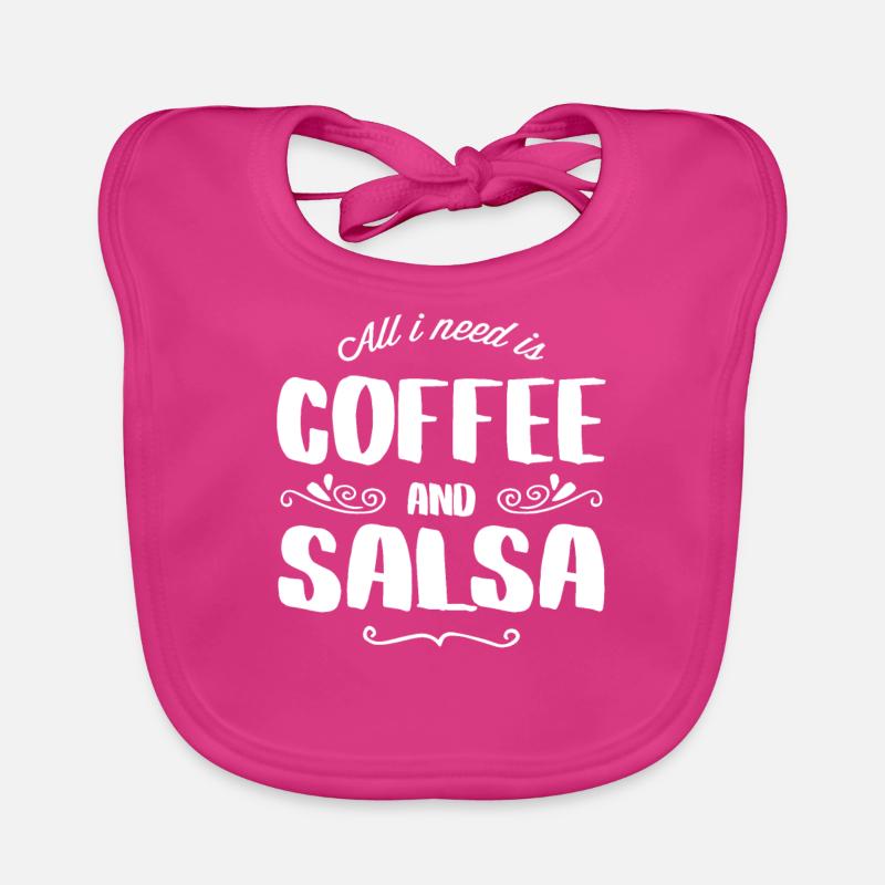 Salsa & Café Bavoir bio Bébé