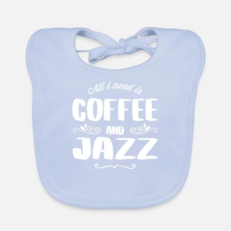 Jazz et café Bavoir bio Bébé