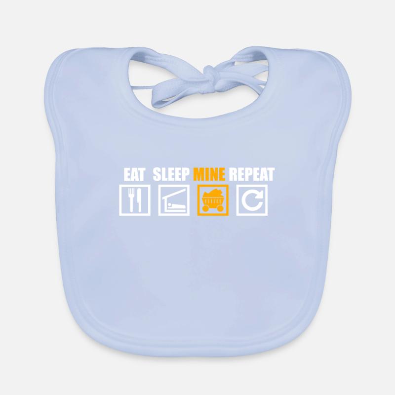 Exploitation minière Bavoir bio Bébé