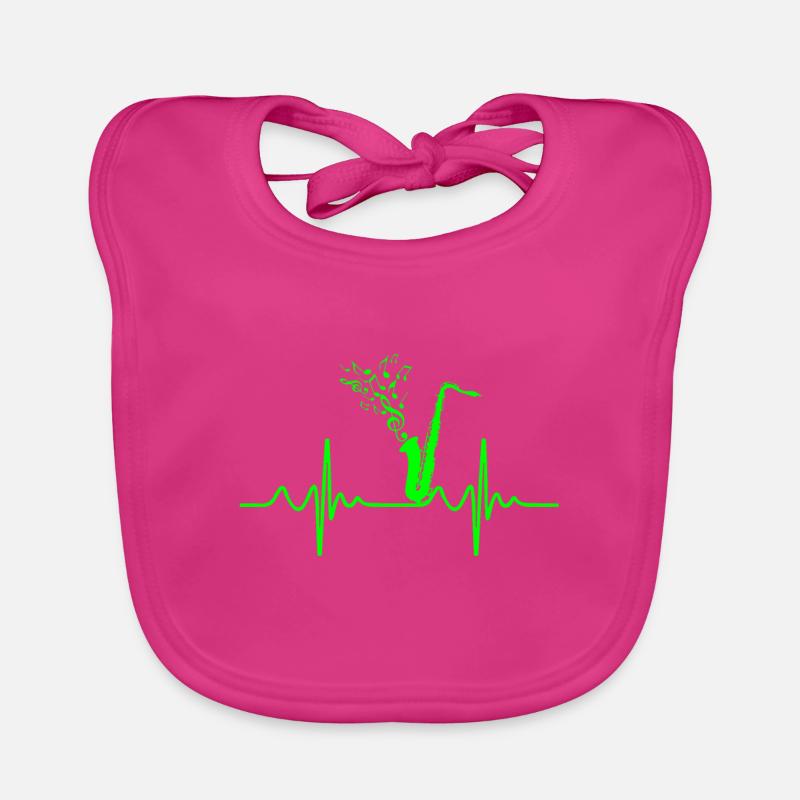 saxophone Bavoir bio Bébé