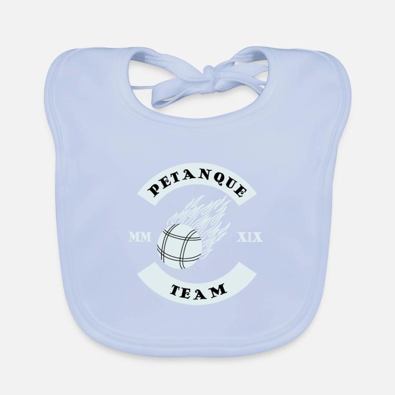 Petanque Team Organic Baby Bibs