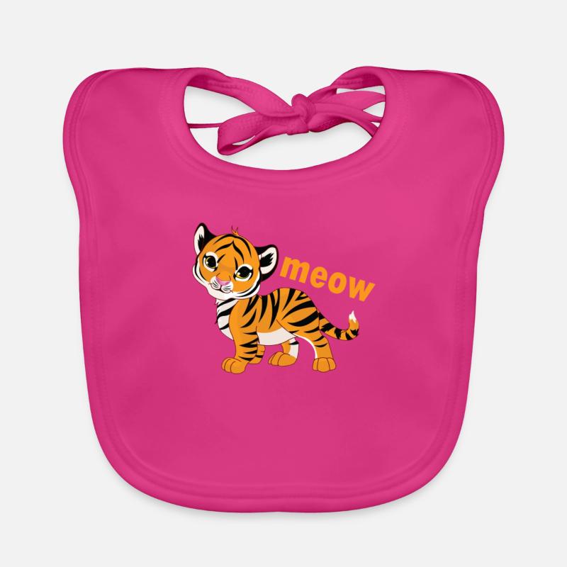Doux tigre Bavoir bio Bébé