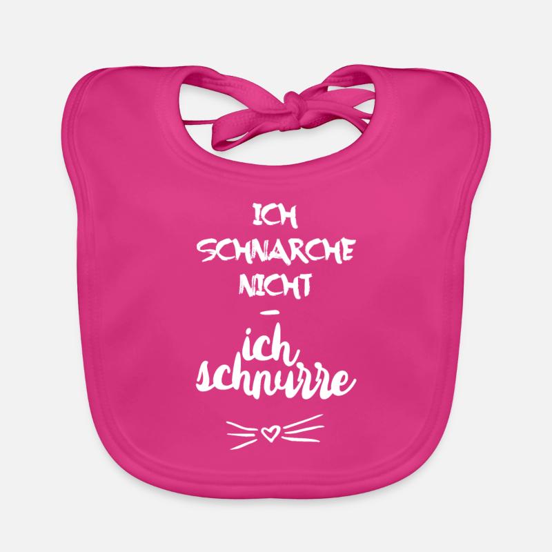 I do not snore, I do not snore Organic Baby Bibs