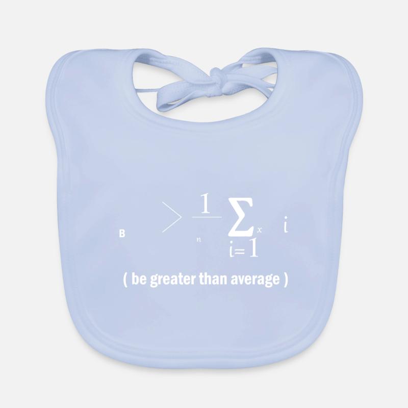 Math equation Organic Baby Bibs