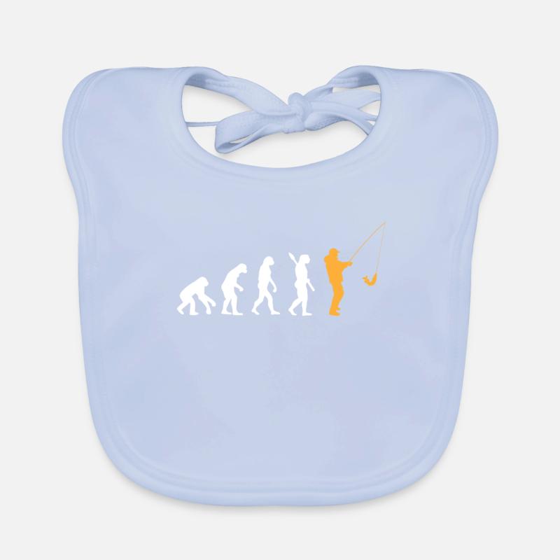 EVOLUTION ANGLER FISHER EVOLUTION ANGLER DESIGN Organic Baby Bibs