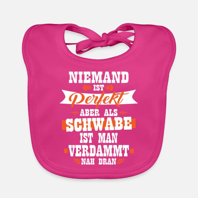 Perfekter Schwabe Cooles Schwäbisches Design Baby Bio-Lätzchen