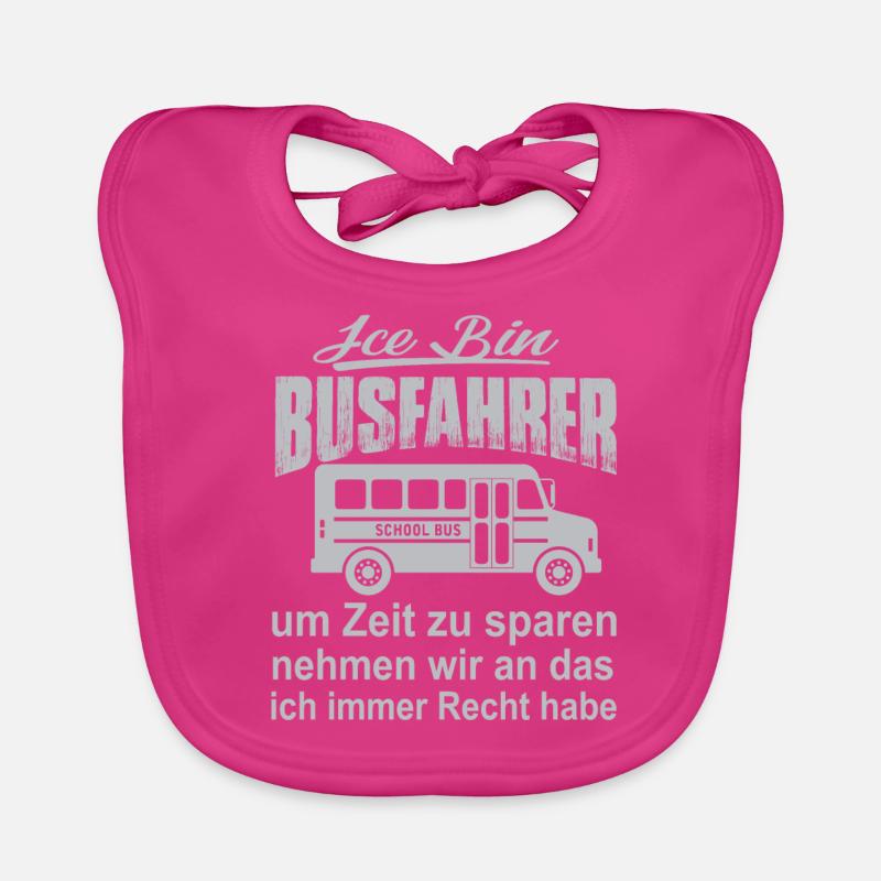Ice bin Busfahrer Baby Bio-Lätzchen