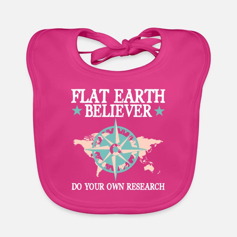Flat Earth Flat Earth Organic Baby Bibs