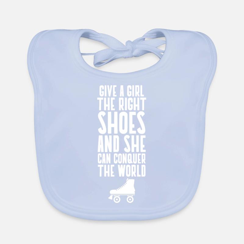 Roller skating Organic Baby Bibs