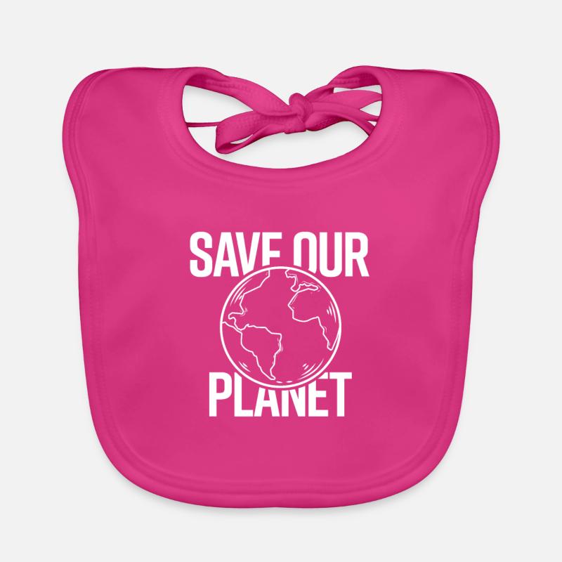 save our planet Bavoir bio Bébé