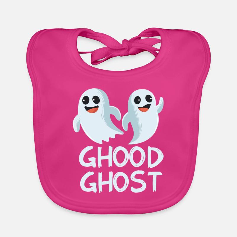 halloween ghost ghost poltergeist Organic Baby Bibs