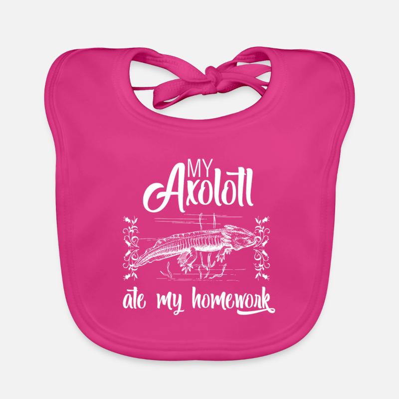 Mon Axolotl a mangé mes devoirs Bavoir bio Bébé