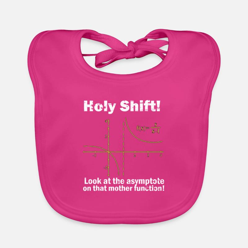 Cadeau d'expérience math math mathematicien - Bavoir bio Bébé - fuchsia