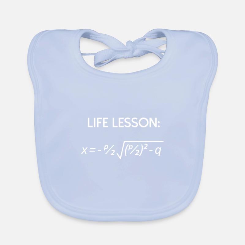 pq - Formula Life Lesson math formula Organic Baby Bibs