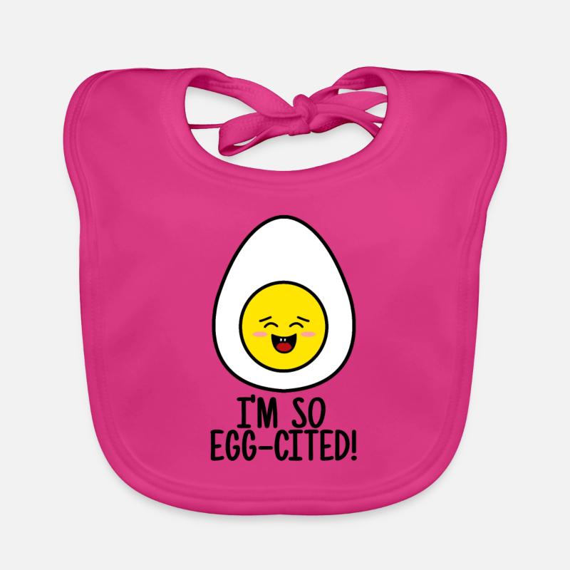 Egg egg-cited Organic Baby Bibs