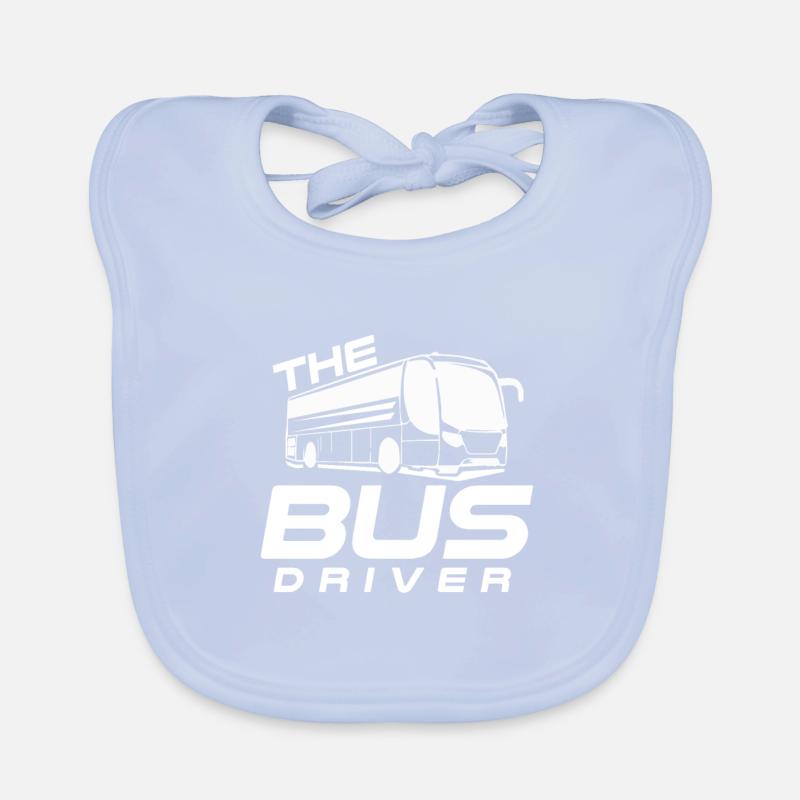 Le chauffeur de bus - Le chauffeur de bus Bavoir bio Bébé